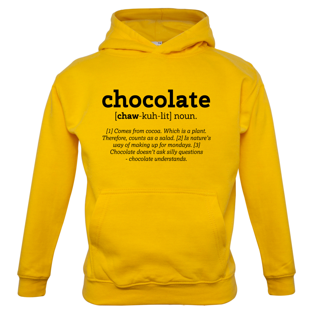 Definition Chocolate Kids T Shirt