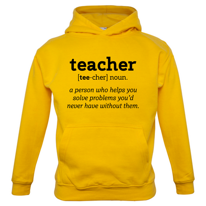 Definition Teacher Kids T Shirt