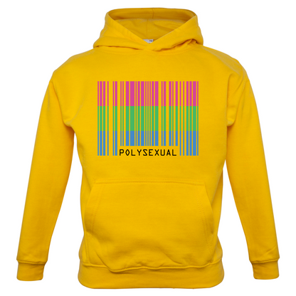 LGBT Barcode Flags - PolySexual Kids T Shirt
