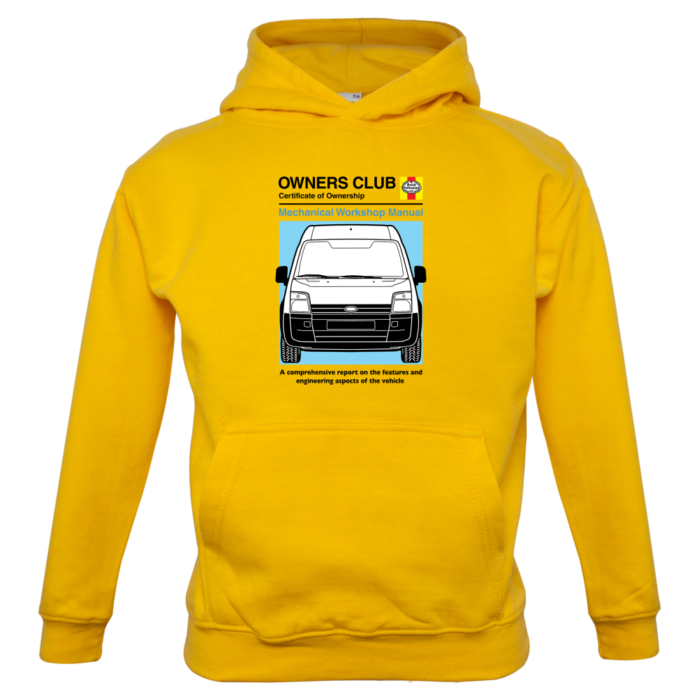 Car Owners Manual Ford Transit Kids T Shirt