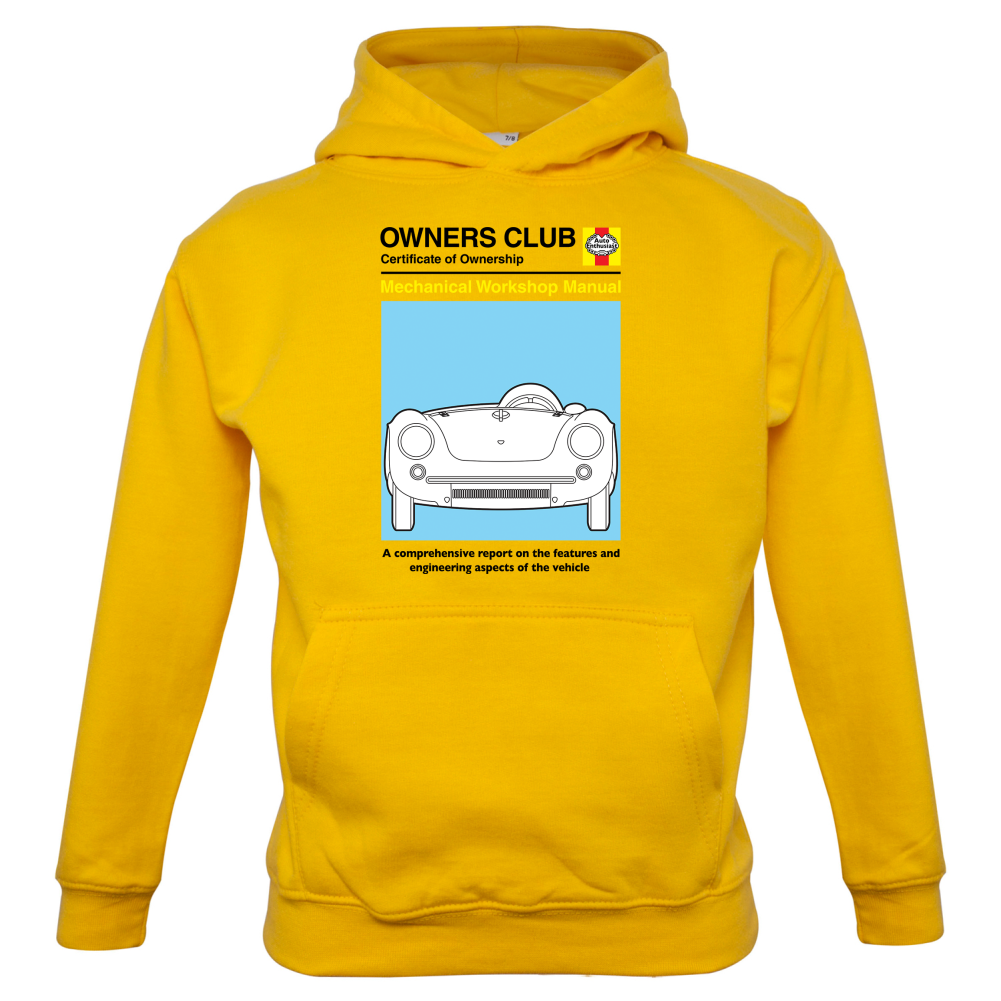 Car Owners Manual 550 Kids T Shirt