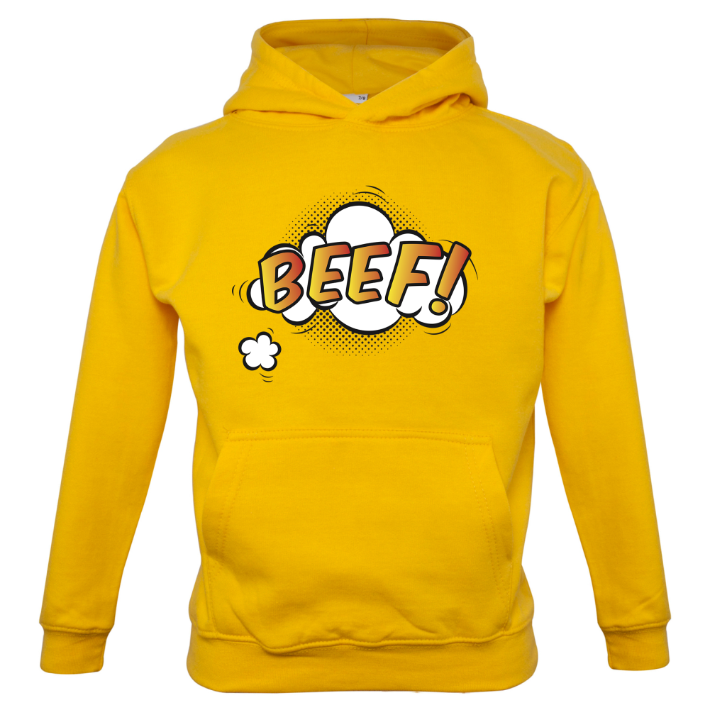BEEF Word Art Kids T Shirt