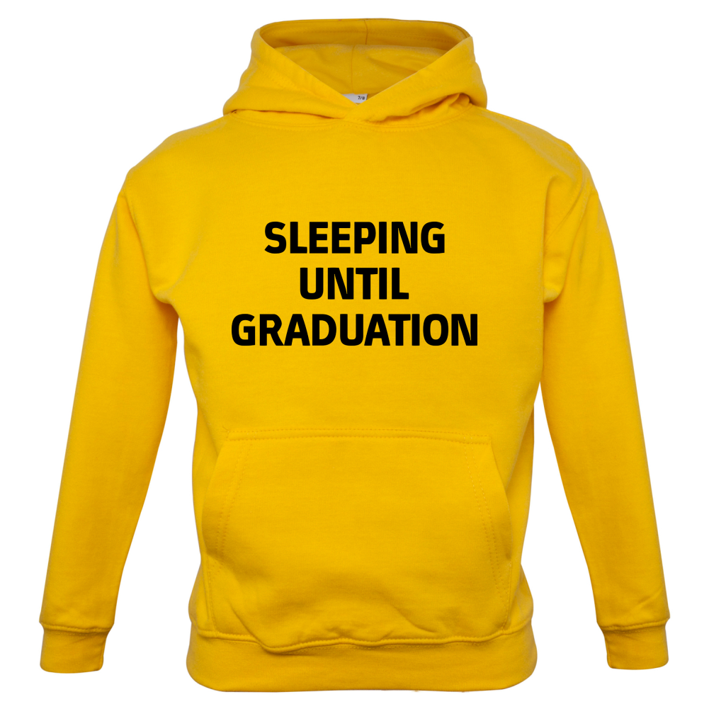 Seeping Until Graduation Kids T Shirt