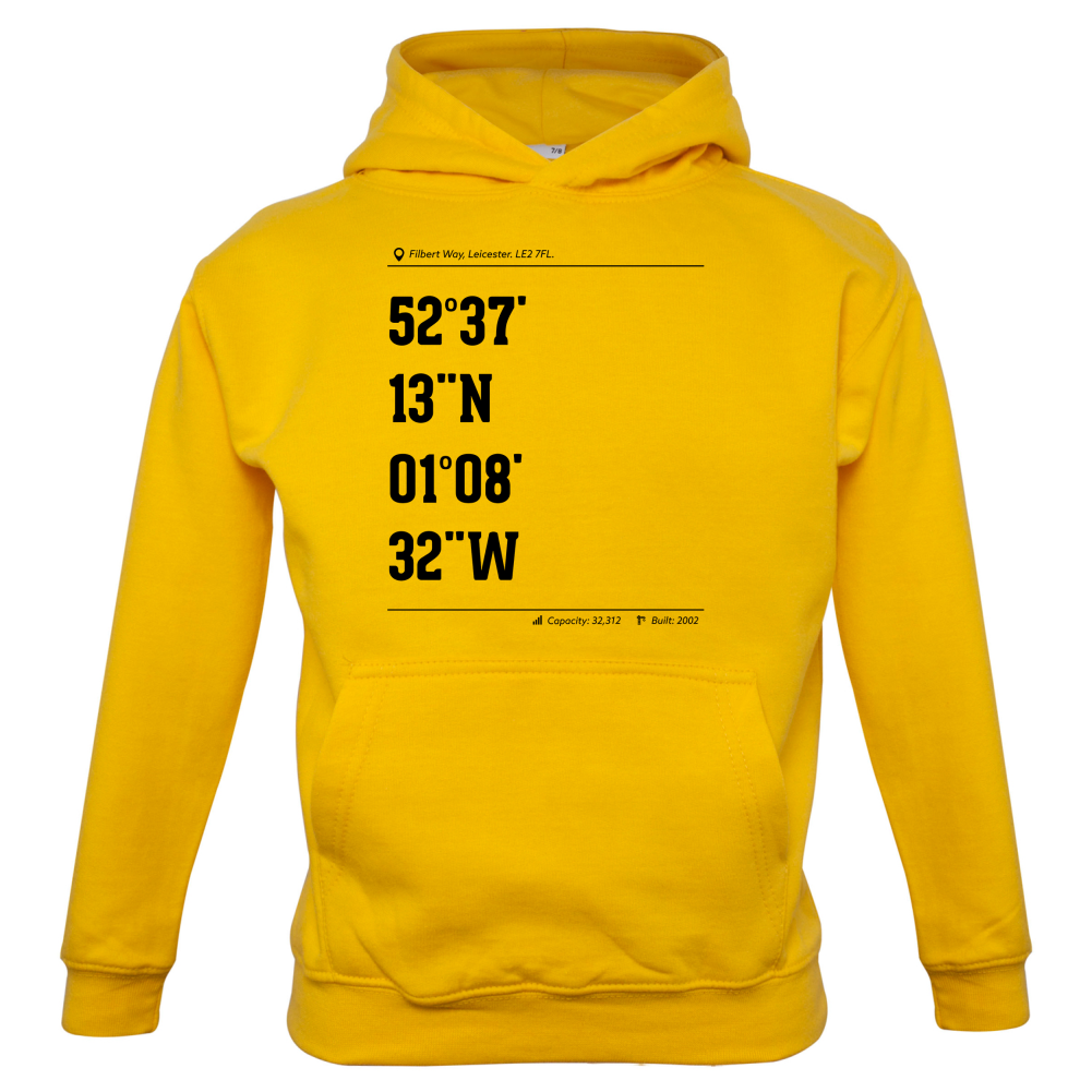 Stadium Coordinates Leicester Kids T Shirt