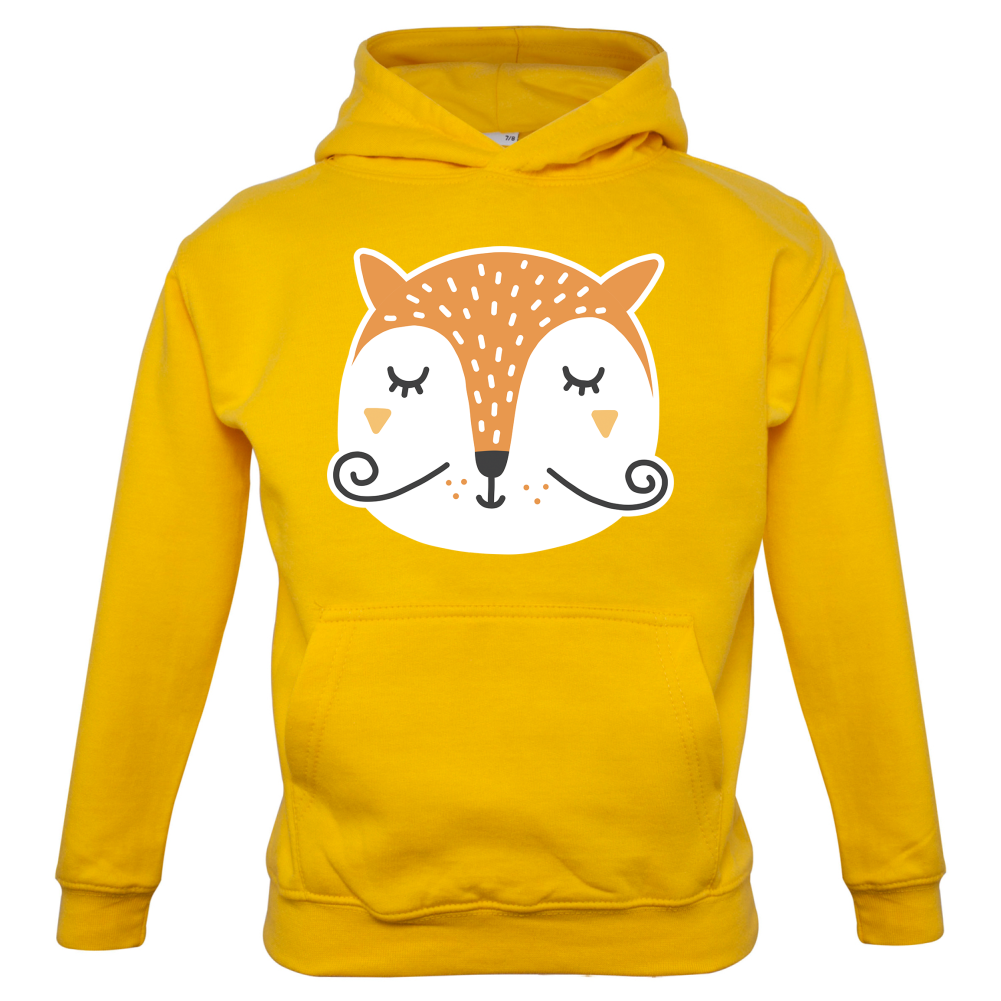 Smiley Face Mr Fox Kids T Shirt