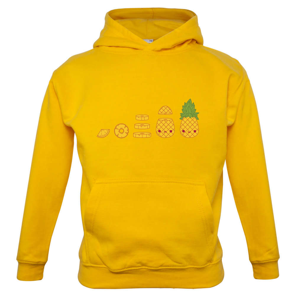 Evolution Of Pineapple Kids T Shirt