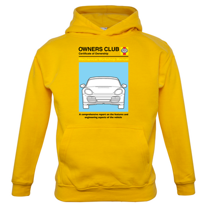 Car Owners Manual 987 Kids T Shirt
