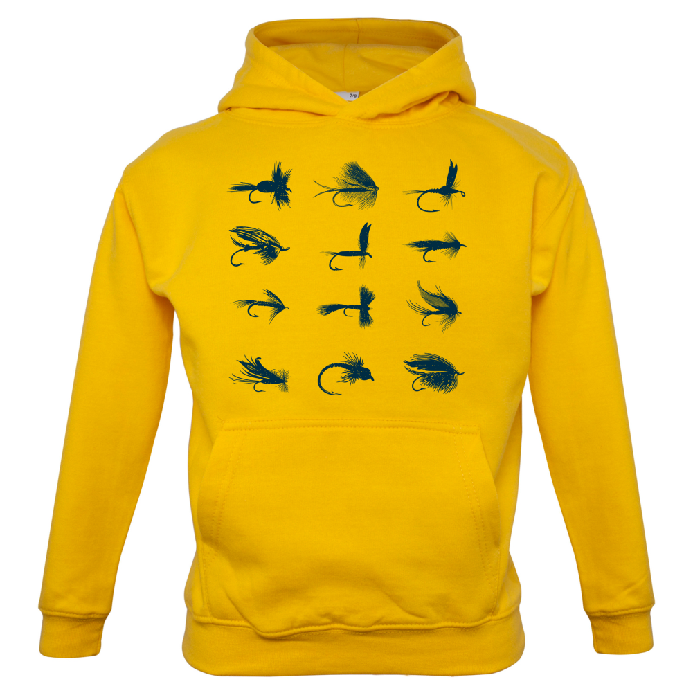 fly Fishing Flies Kids T Shirt