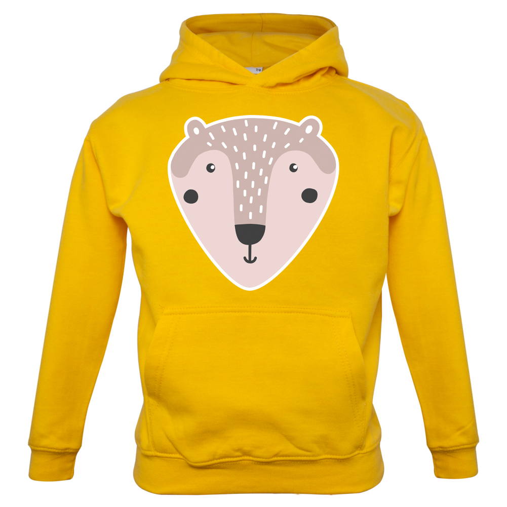 Smiley Face Mr Bear Kids T Shirt