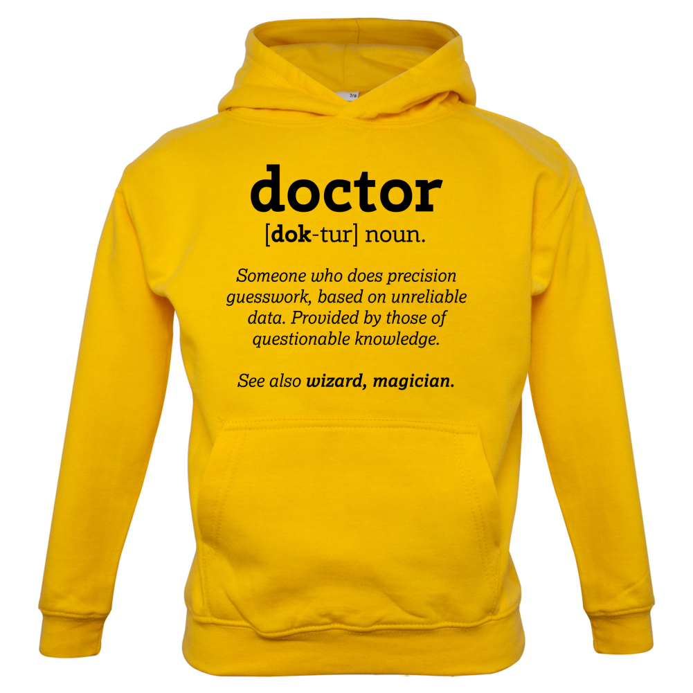 Definition Doctor Kids T Shirt