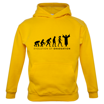 Evolution Of Woman Graduation Kids T Shirt