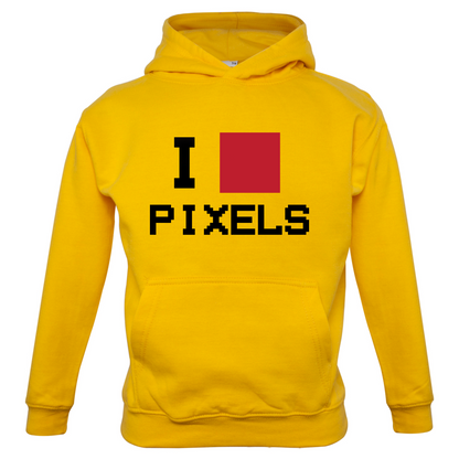 Pixel Heart Kids T Shirt
