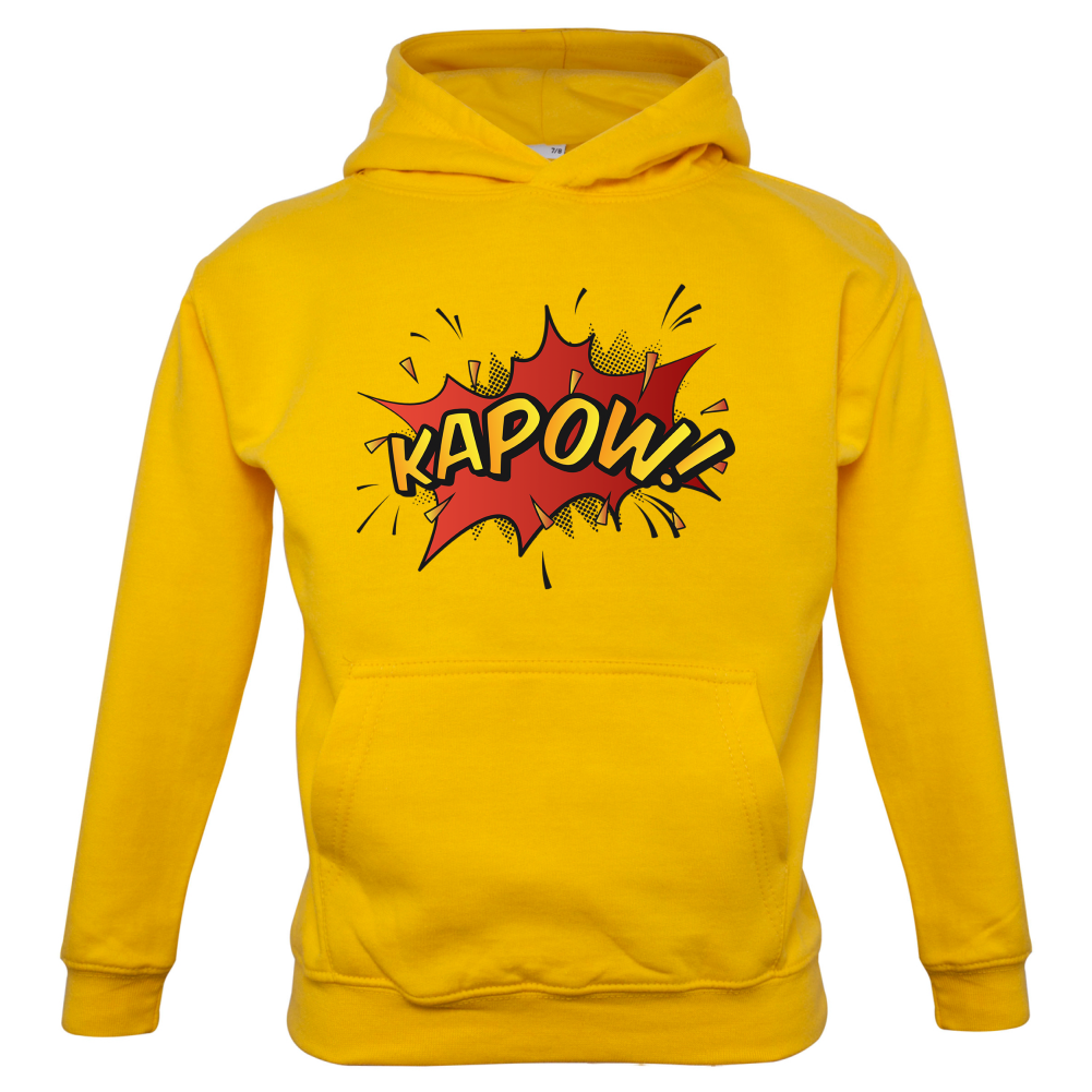 Kapow! Word Art Kids T Shirt