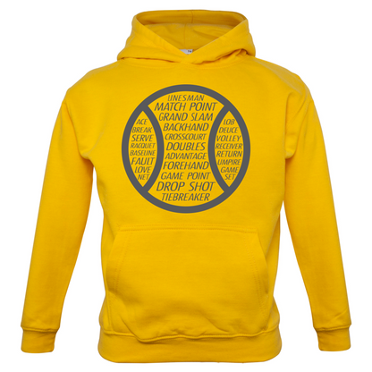 Tennis Word Ball Kids T Shirt