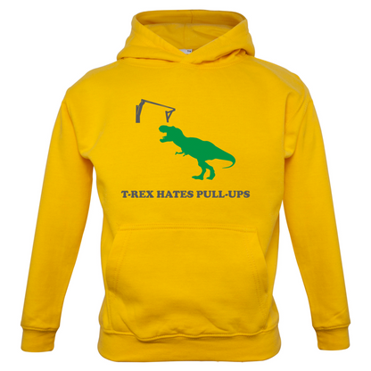 T-Rex Hates Pull-Ups Kids T Shirt