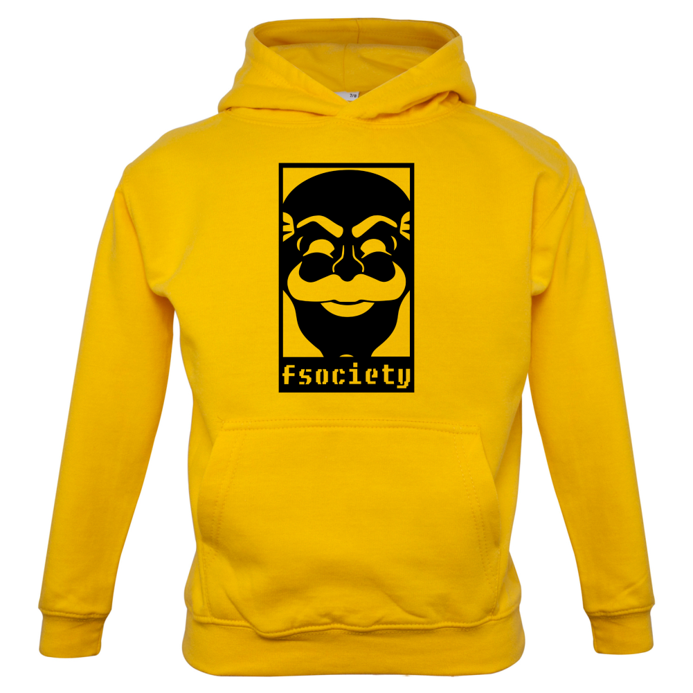 Fsociety Mask Kids T Shirt