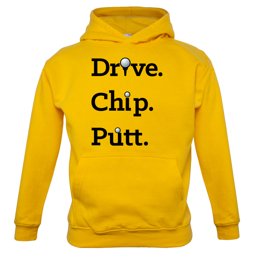 Drive Chip Putt Kids T Shirt