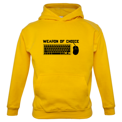 Weapon Of Choice PC Kids T Shirt