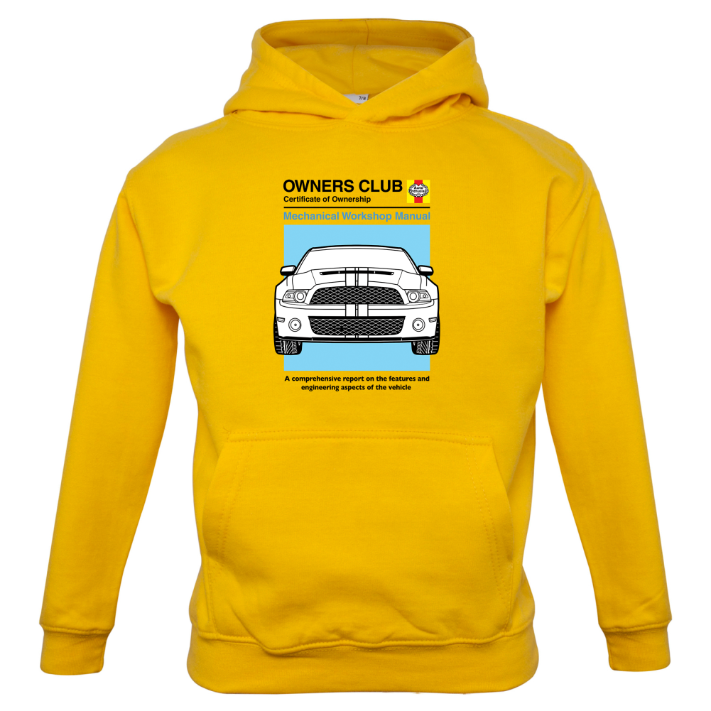 Car Owners Manual Mustang Mustang Kids T Shirt