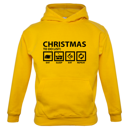 Christmas To Do List Kids T Shirt