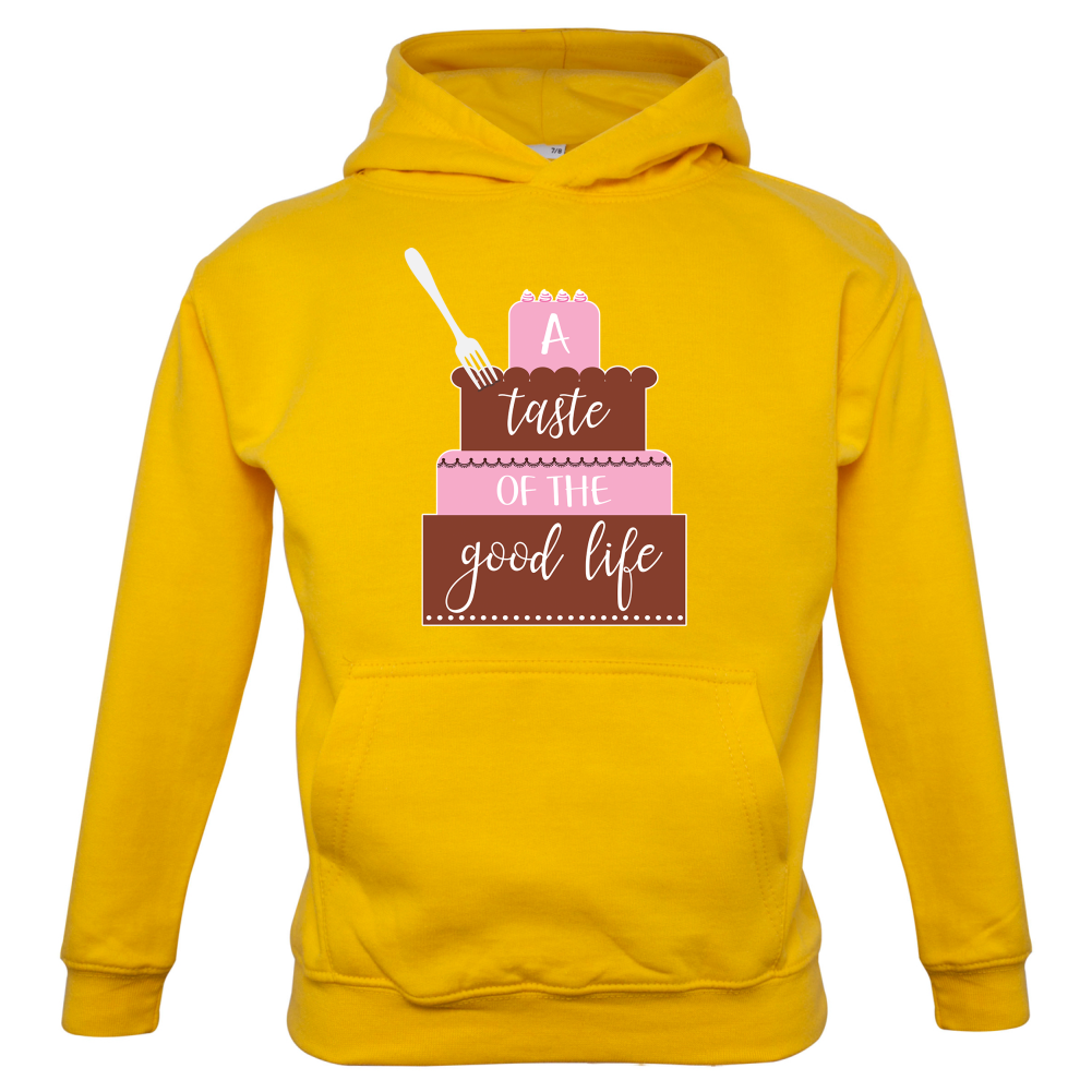 Taste The Good Life Kids T Shirt