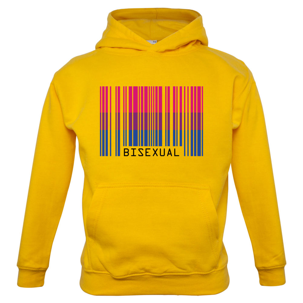 LGBT Barcode Flags - Bisexual Kids T Shirt