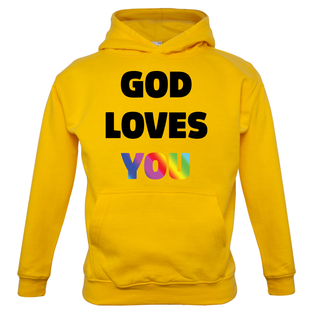 God Loves You Kids T Shirt