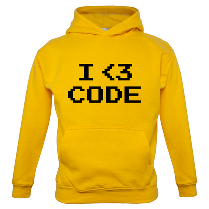 I Heart Code Kids T Shirt