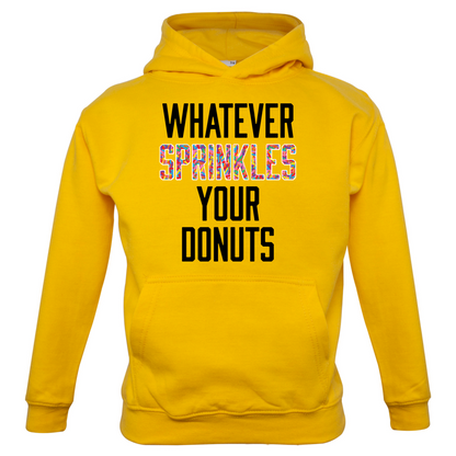 Whatever Sprinkles Your Donuts Kids T Shirt