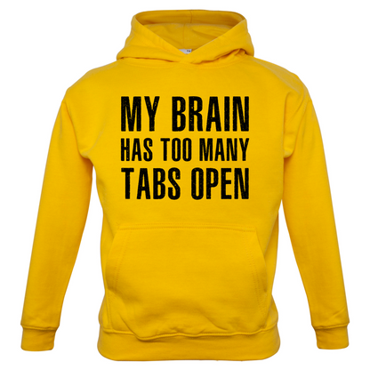Brain Has Too Many Tabs Open Kids T Shirt