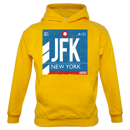 New York Airport Kids T Shirt