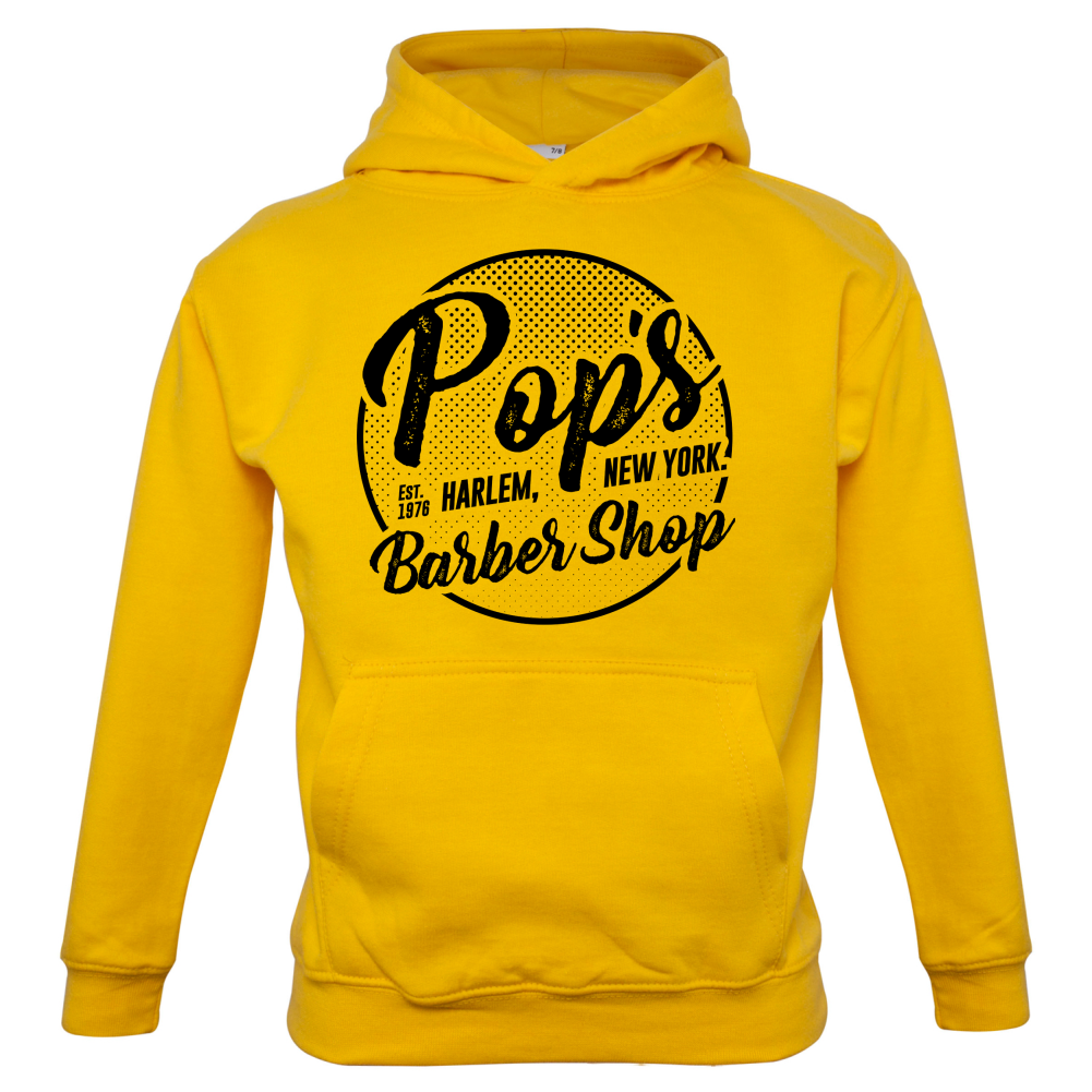 Pop's Barber Shop Kids T Shirt