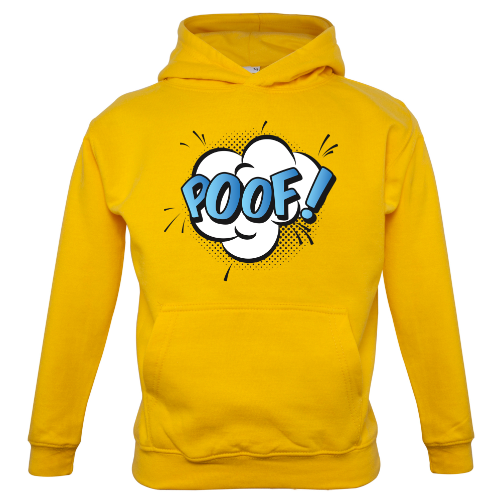 Poof! Word Art Kids T Shirt