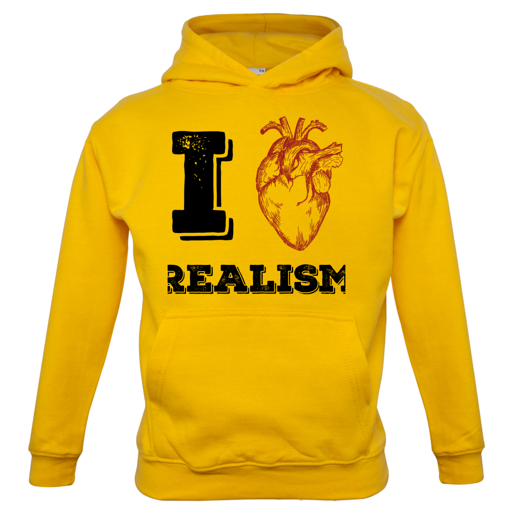 I Heart Realism Kids T Shirt