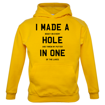 I Made A Hole In One Kids T Shirt