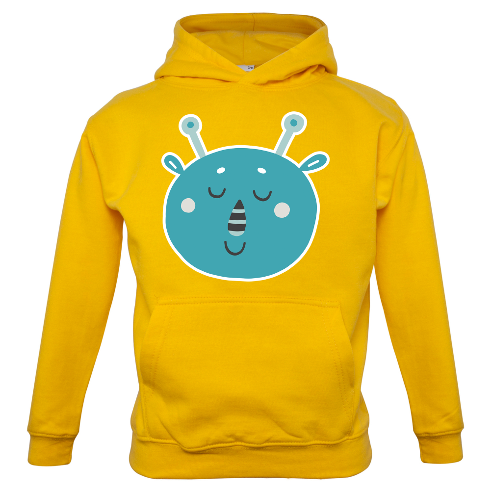 Smiley Face Martian Kids T Shirt