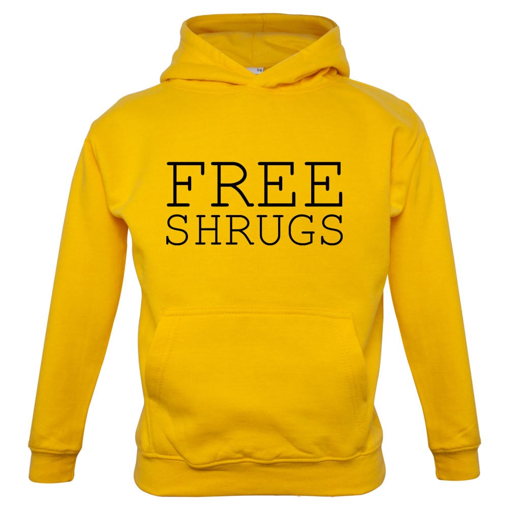 Free Shrugs Kids T Shirt