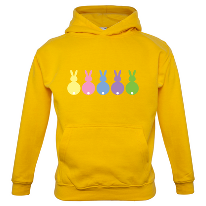 Multi Colour Easter Bunny's Kids T Shirt
