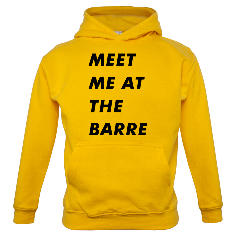 Meet Me At The Barre Kids T Shirt