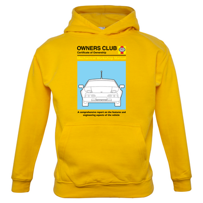 Car Owners Manual 928 Turbo Kids T Shirt