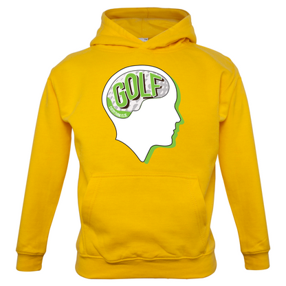 I Thiink About Golf Kids T Shirt