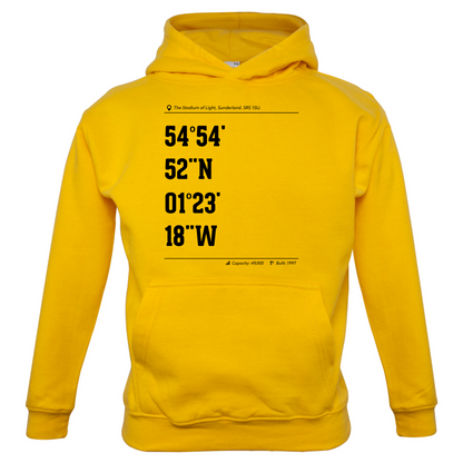 Stadium Coordinates Sunderland Kids T Shirt