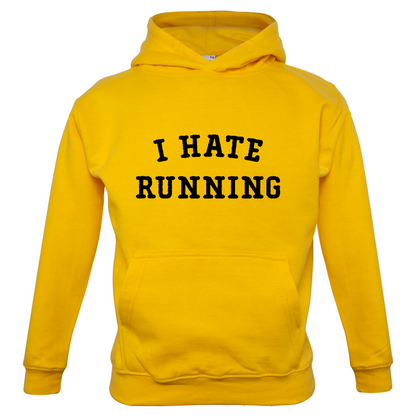 I Hate Running Kids T Shirt