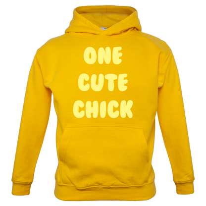 One Cute Chick  Kids T Shirt