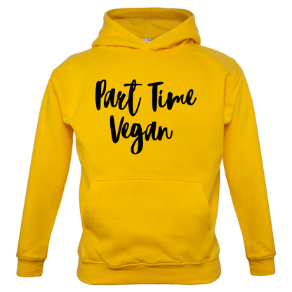 Part Time Vegan Kids T Shirt