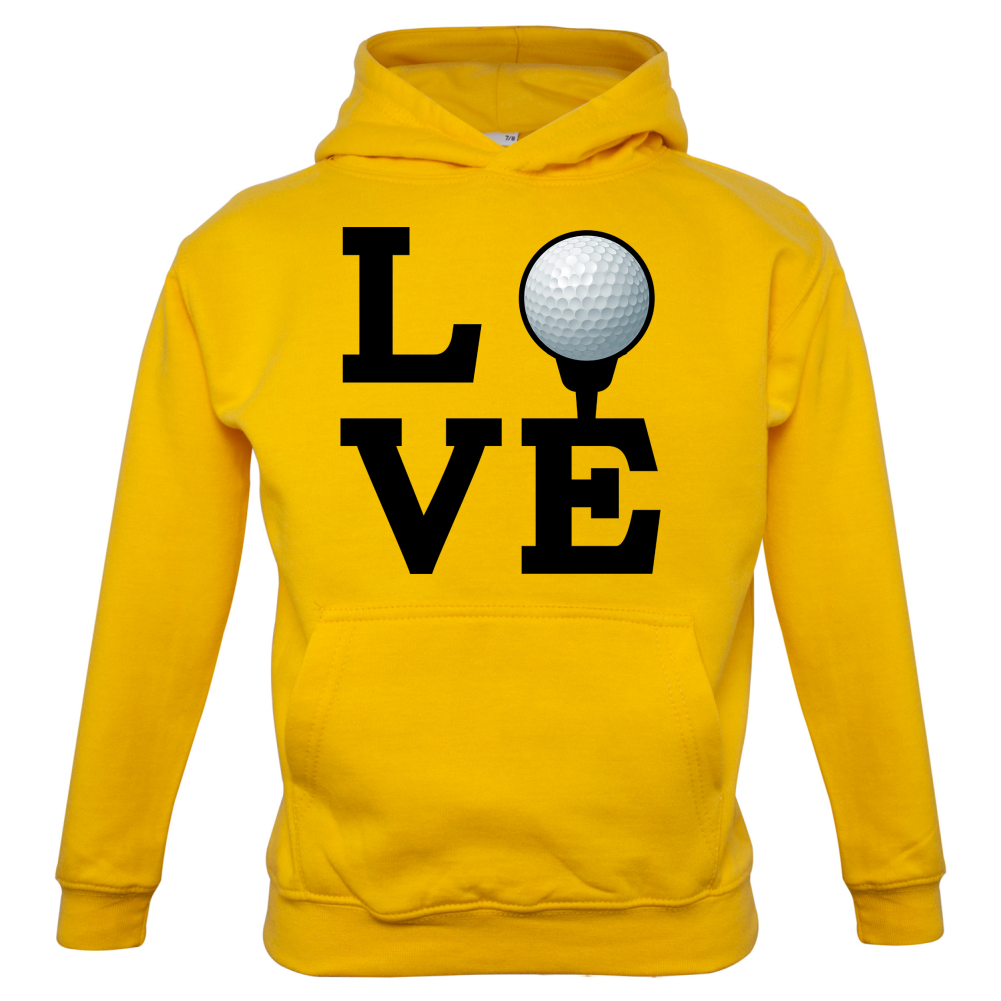 Love Golf Kids T Shirt