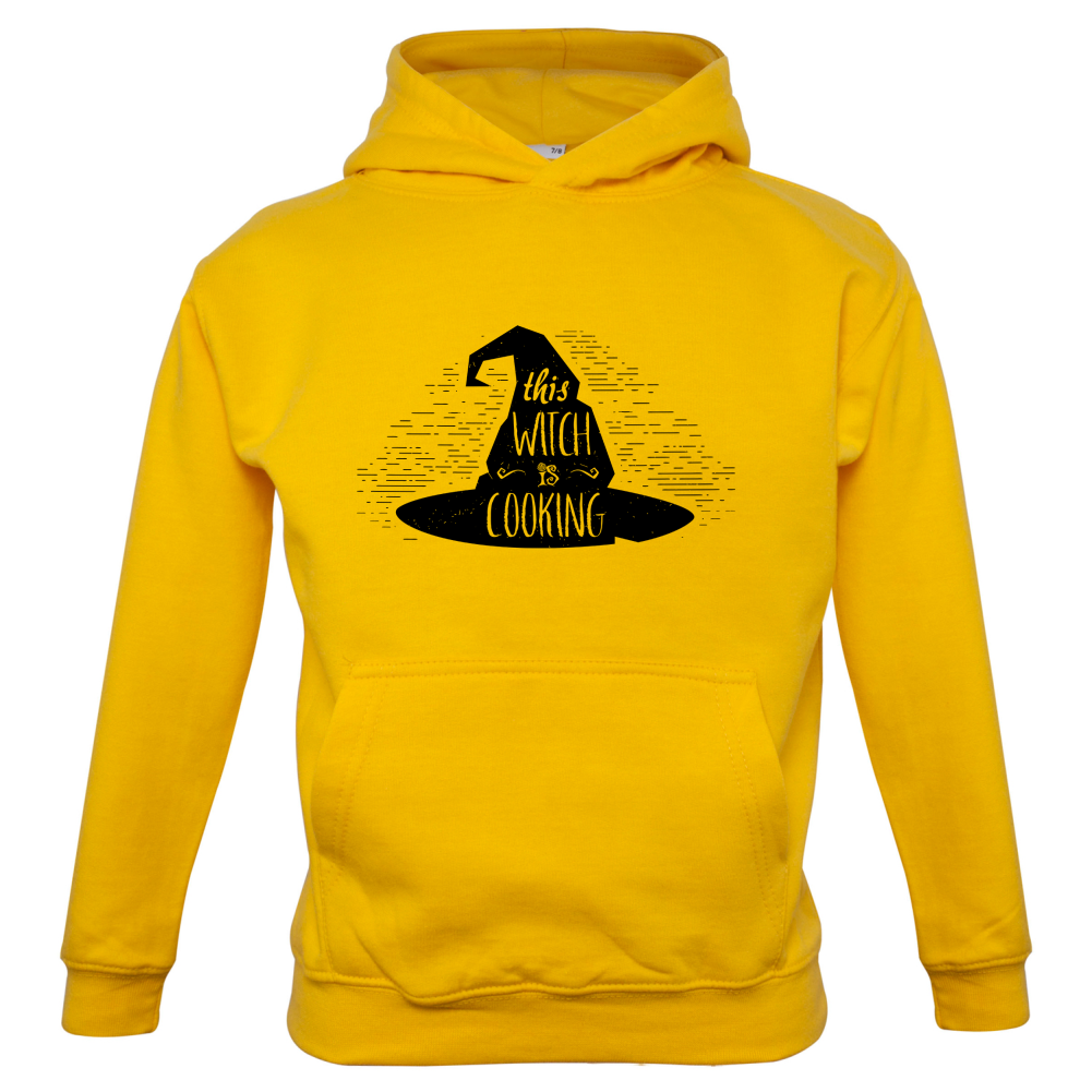 The Witch Is Cooking Kids T Shirt