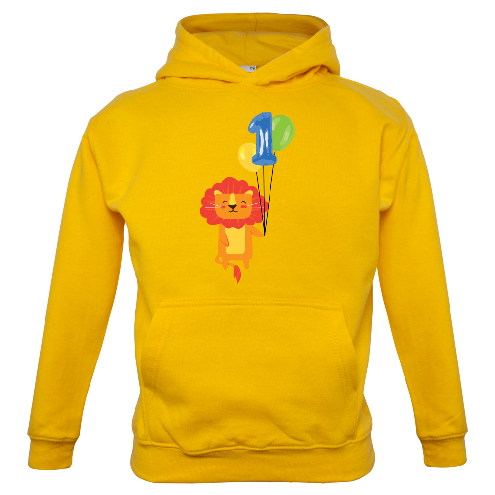 1st Birthday Lion Kids T Shirt