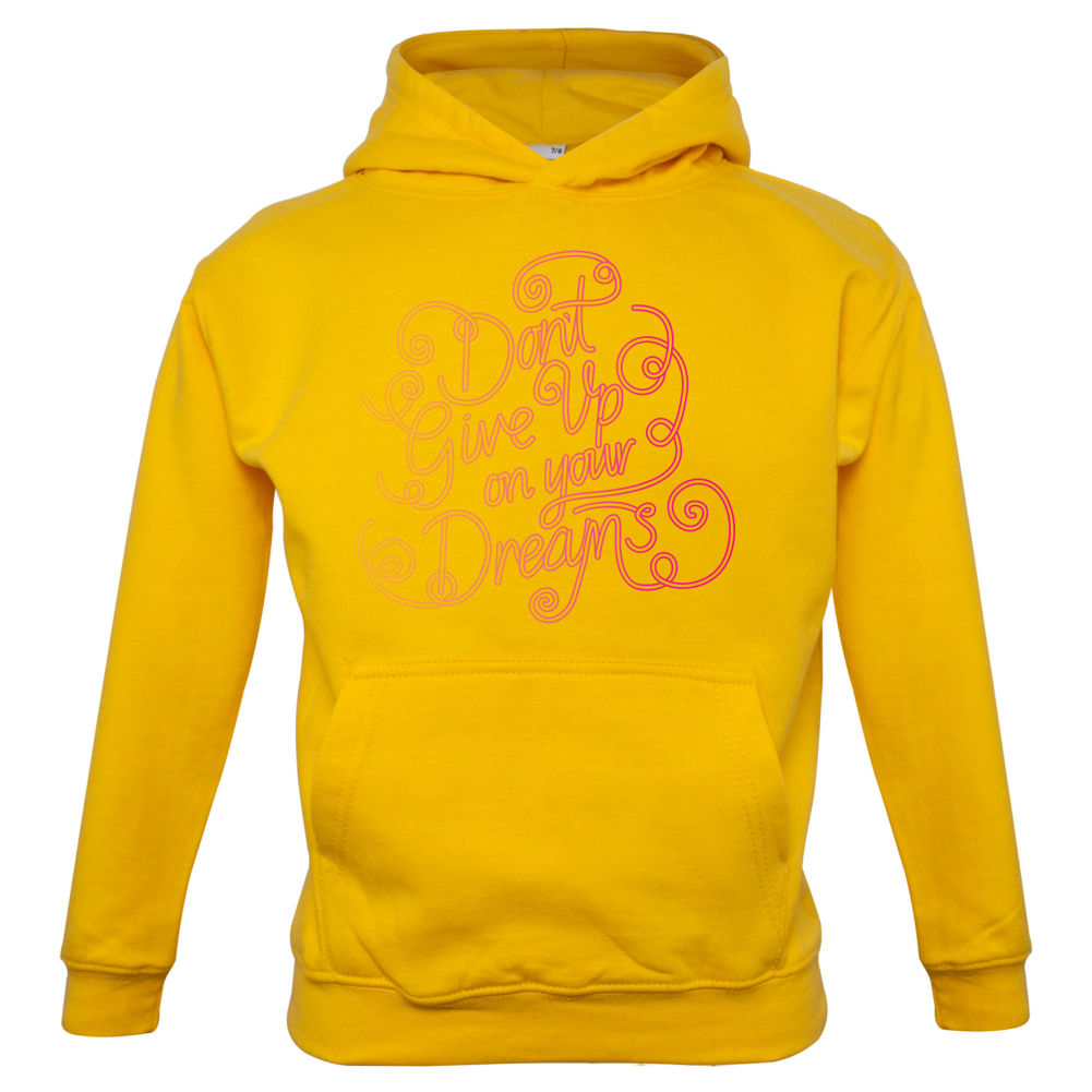 Dont Give Up On Your Dreams Kids T Shirt