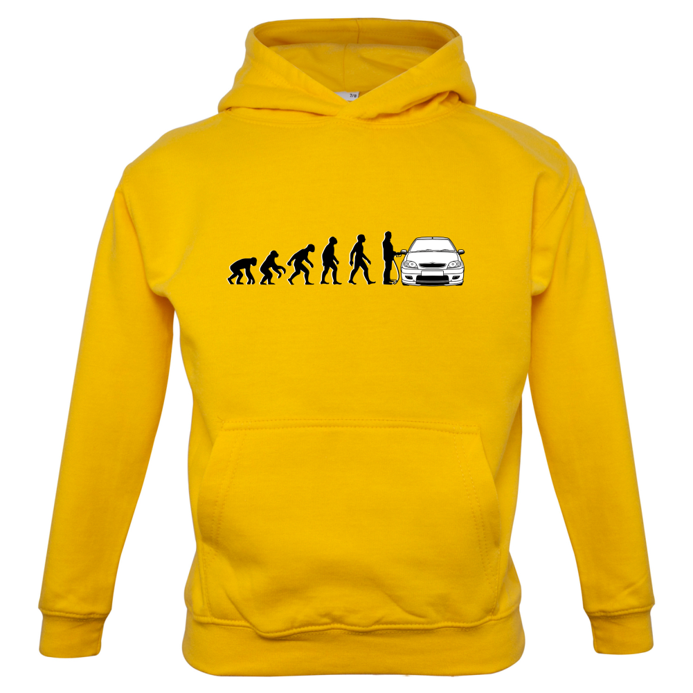 Evolution of Man Saxo Driver Kids T Shirt